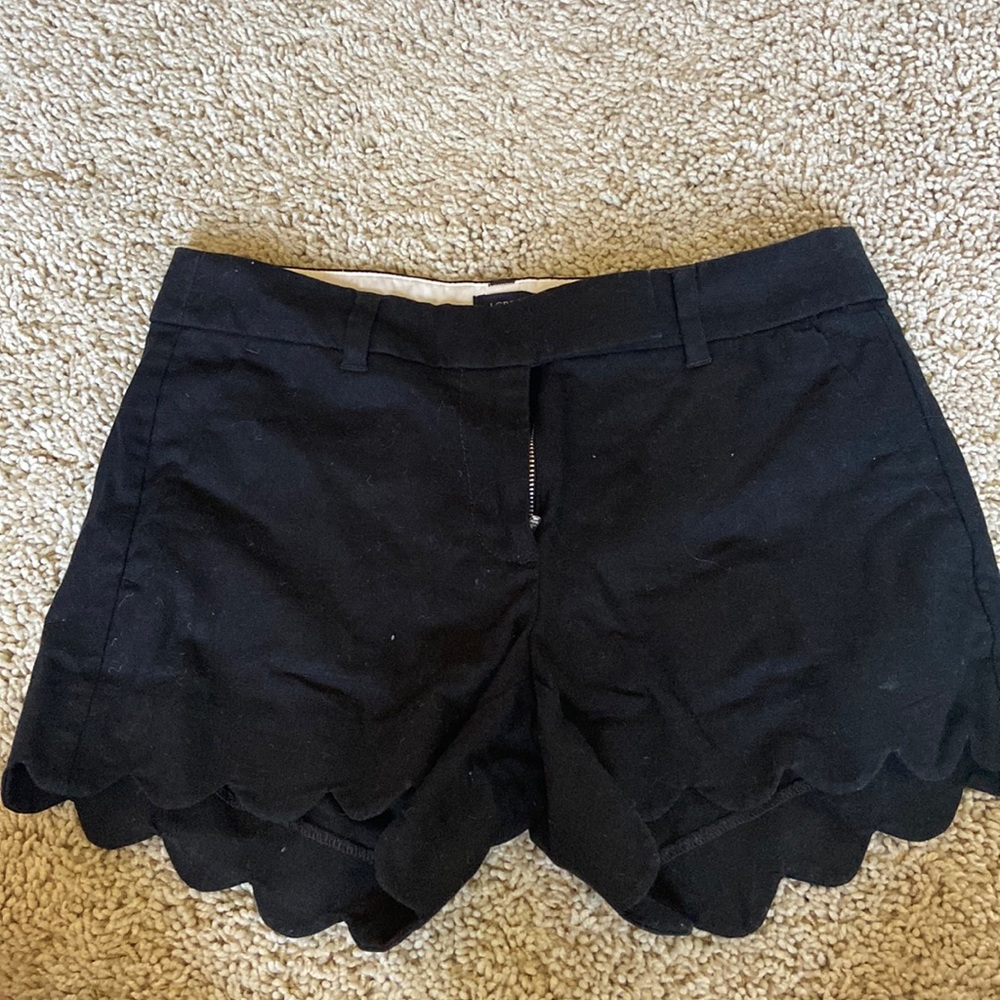 Jcrew women’s scalloped shorts